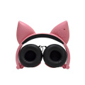 2019 New Trending Colorful lighting Fox Ear Headphones